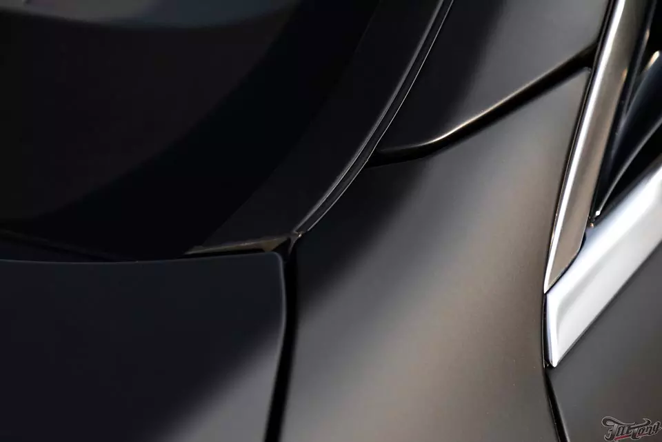 Mercedes S class. Оклейка кузова в Satin Black.
